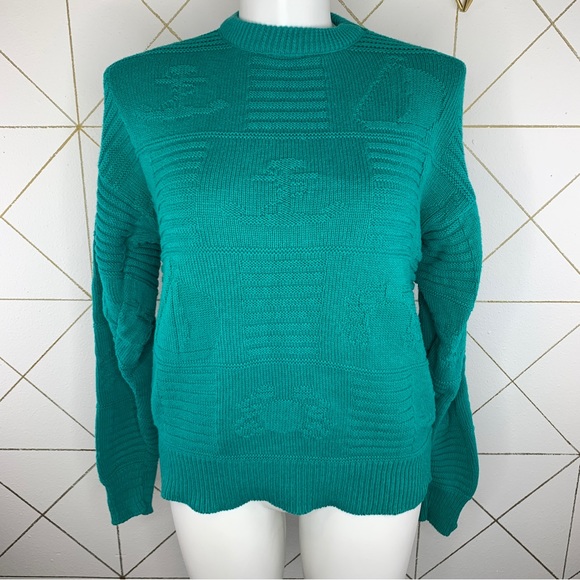 American Crew Club Vintage Nautical Inspired Sweater Size Large